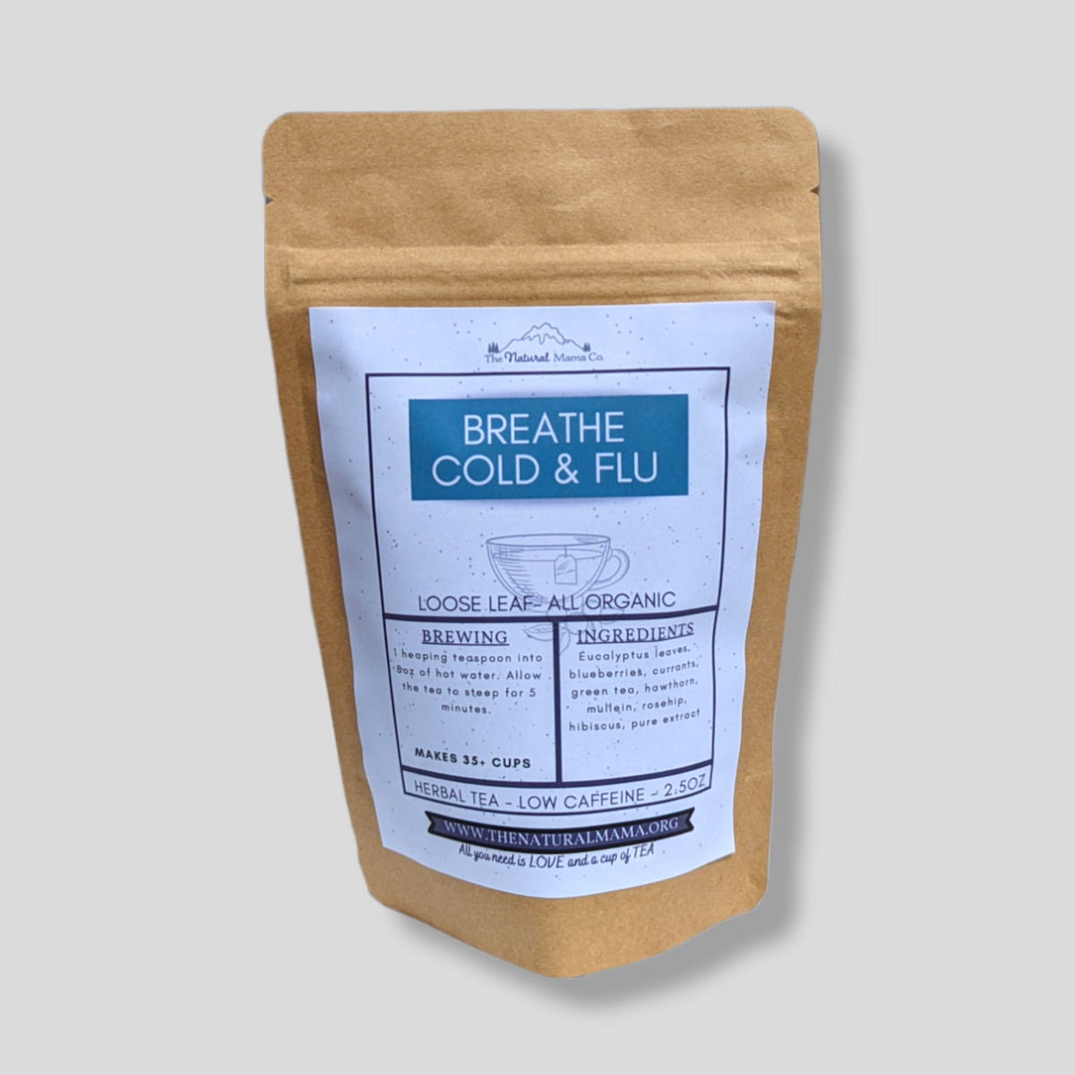Breathe, Tea from The Natural Mama Co