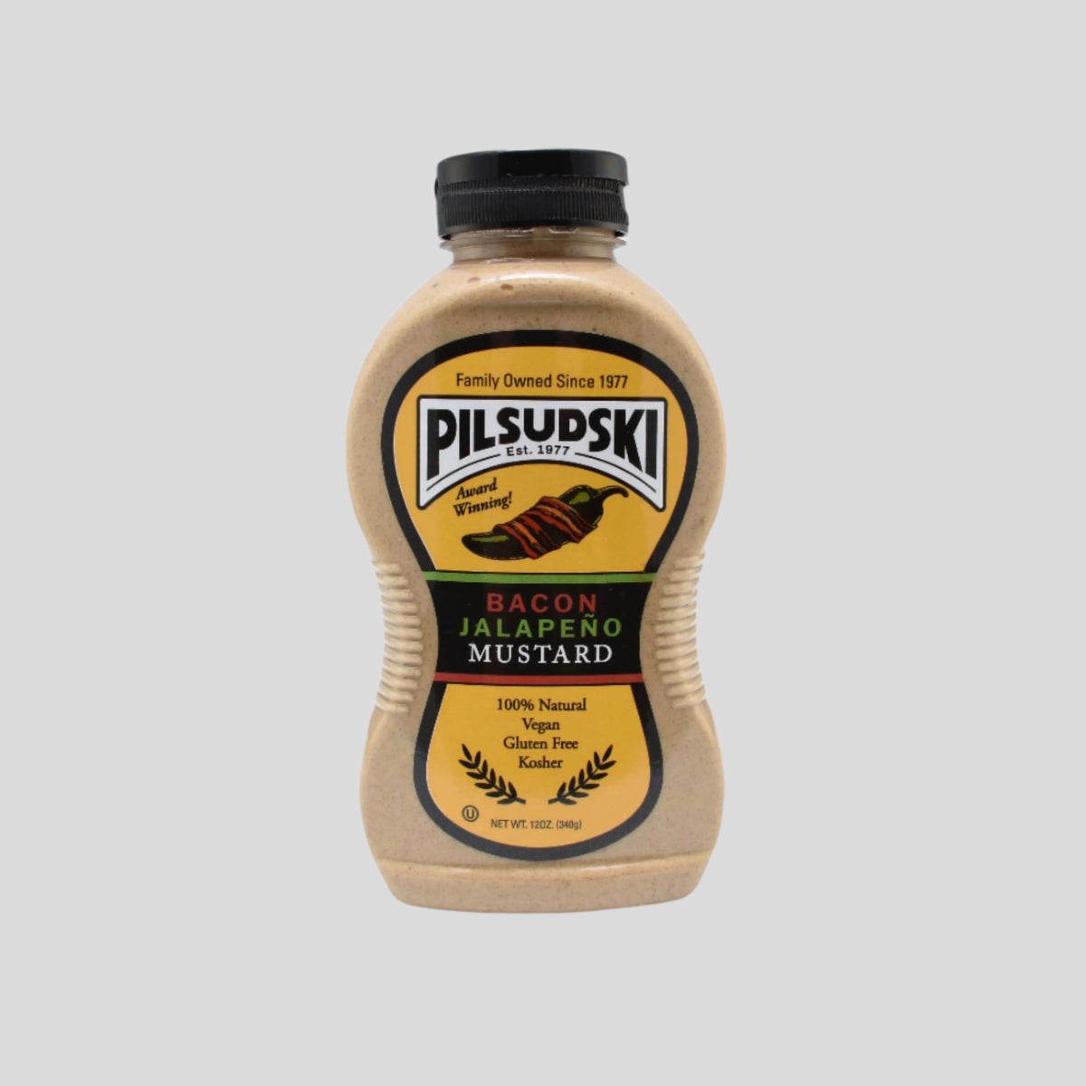 Bacon Jalapeño Mustard by Pilsudski Mustard