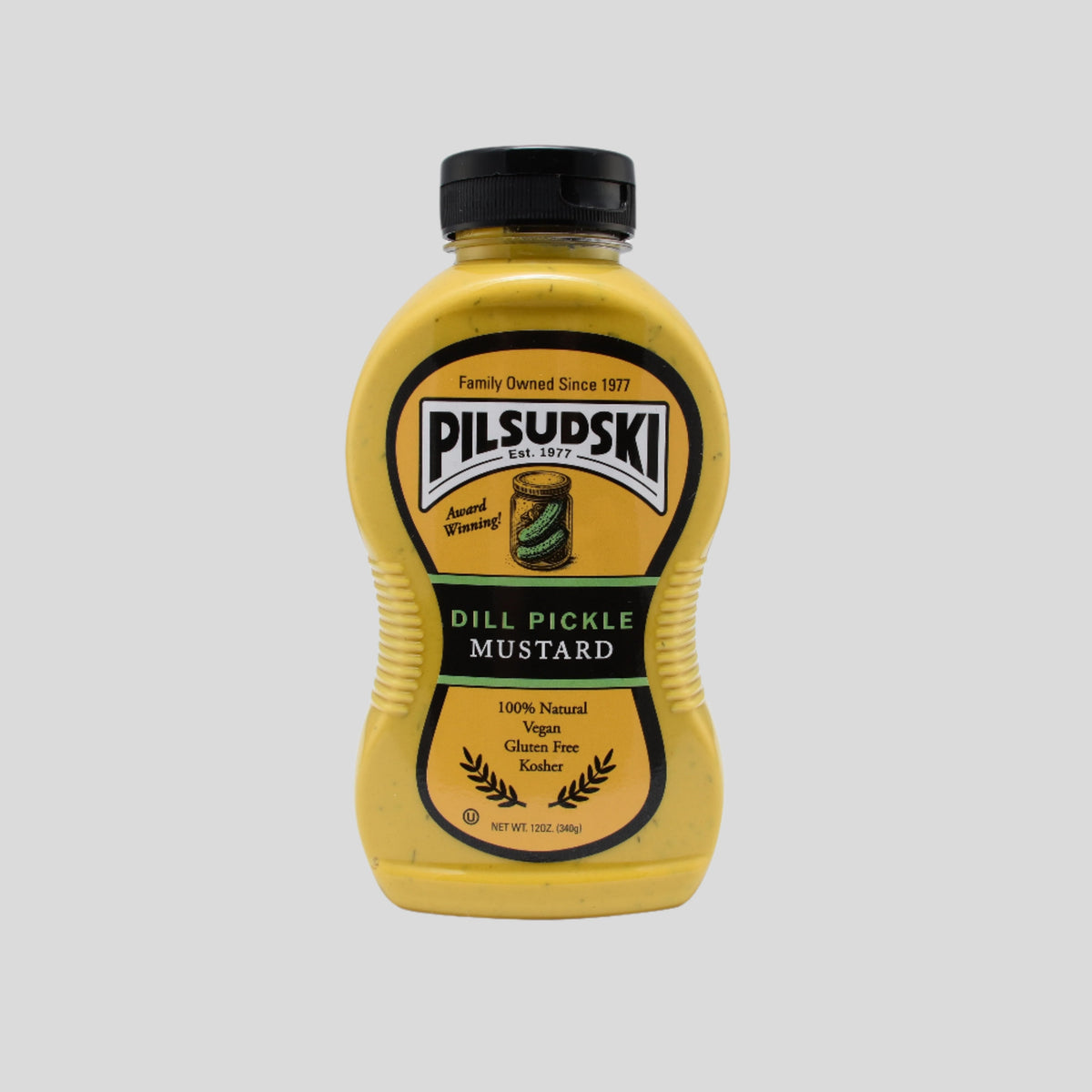 Dill Pickle Mustard by Pilsudski Mustard