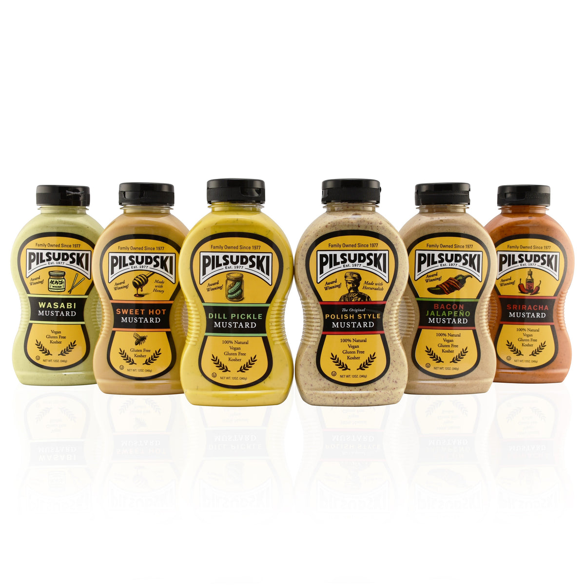 Pilsudski Mix & Match Variety Mustard Pack 12 Pack, image 2 of 4