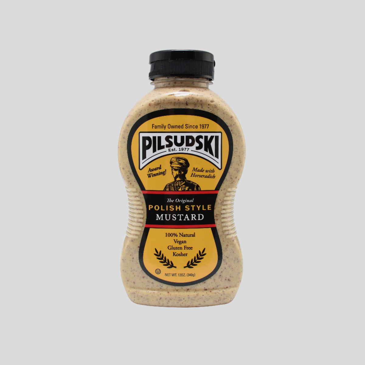 Polish Style Mustard With Horseradish by Pilsudski Mustard