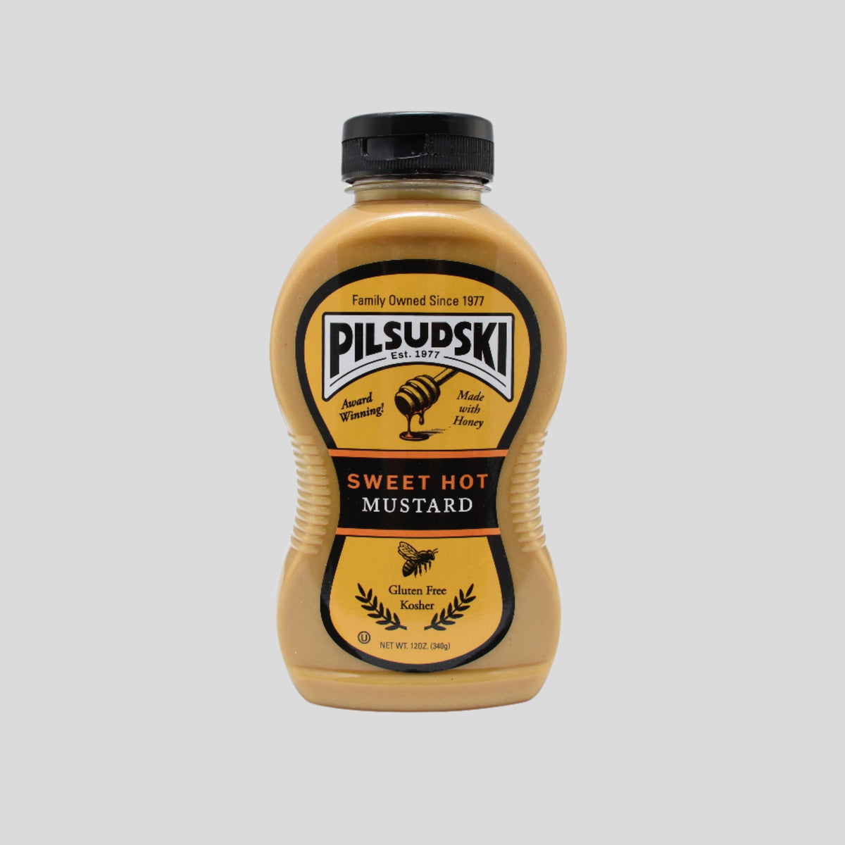 Sweet Hot Mustard With Honey by Pilsudski Mustard