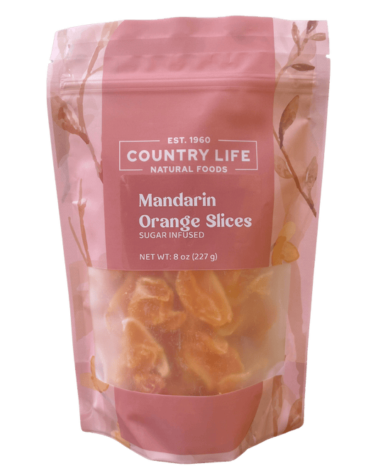 Mandarin Orange Slices, Dried, Infused, Dried Fruits from Country Life Natural Foods