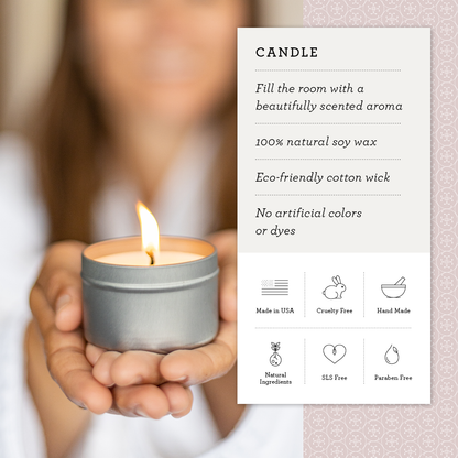 Bergamot & Lavender Soy Candle Trio – 3 Aromatherapy Candles