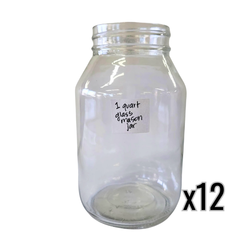 Quart Glass Mason Jar - 32 oz