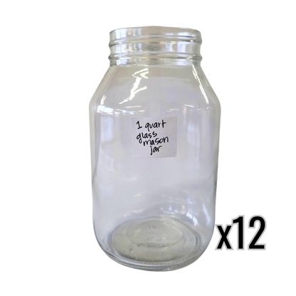 Quart Glass Mason Jar - 32 oz