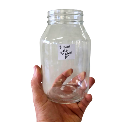 Quart Glass Mason Jar - 32 oz