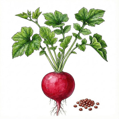 RADISH Seeds, German Giant