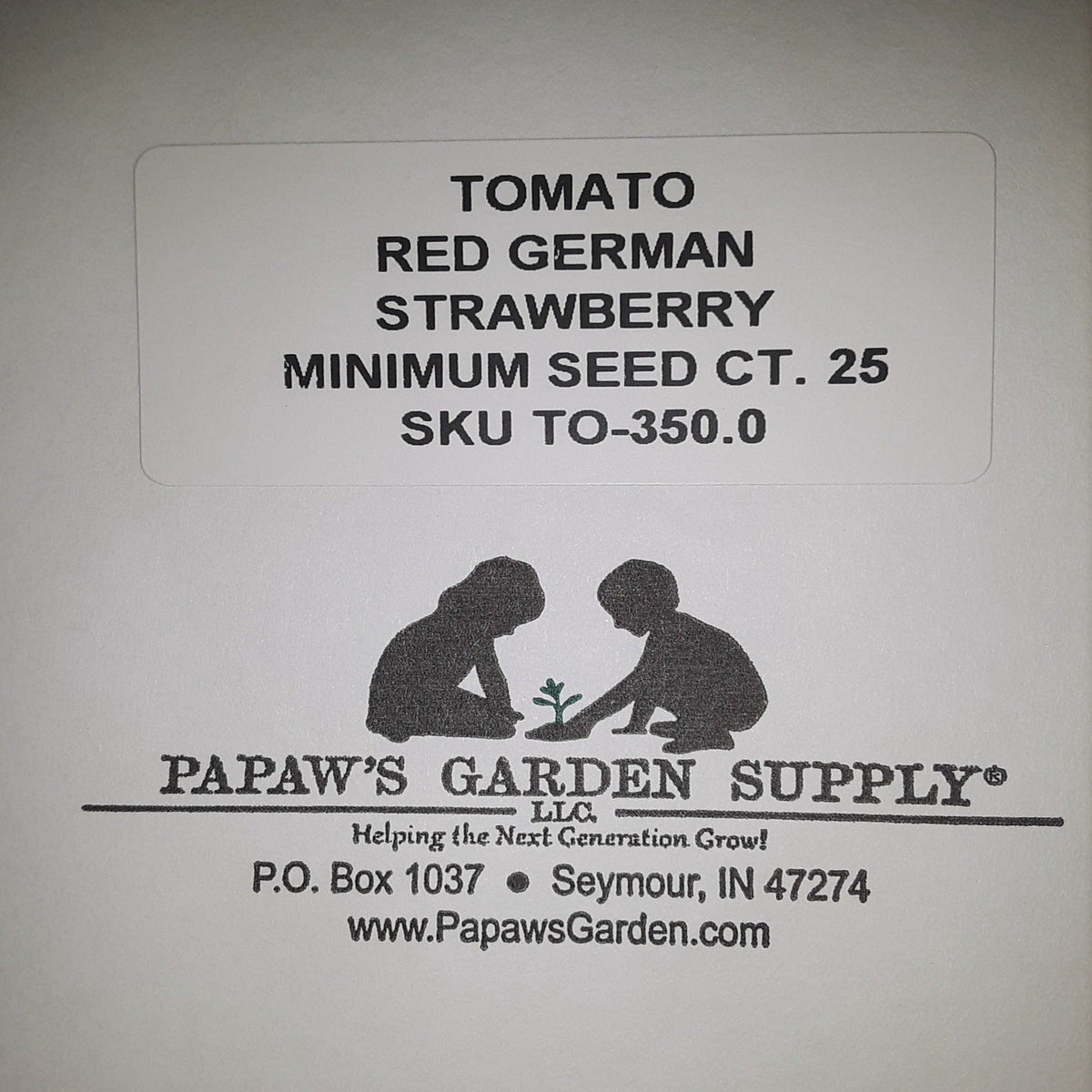 German Red Strawberry Heirloom Tomato Seeds, image 3 of 6