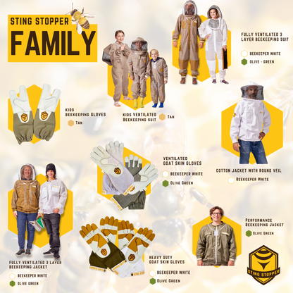 Round or Fencing Beekeeping Veil
