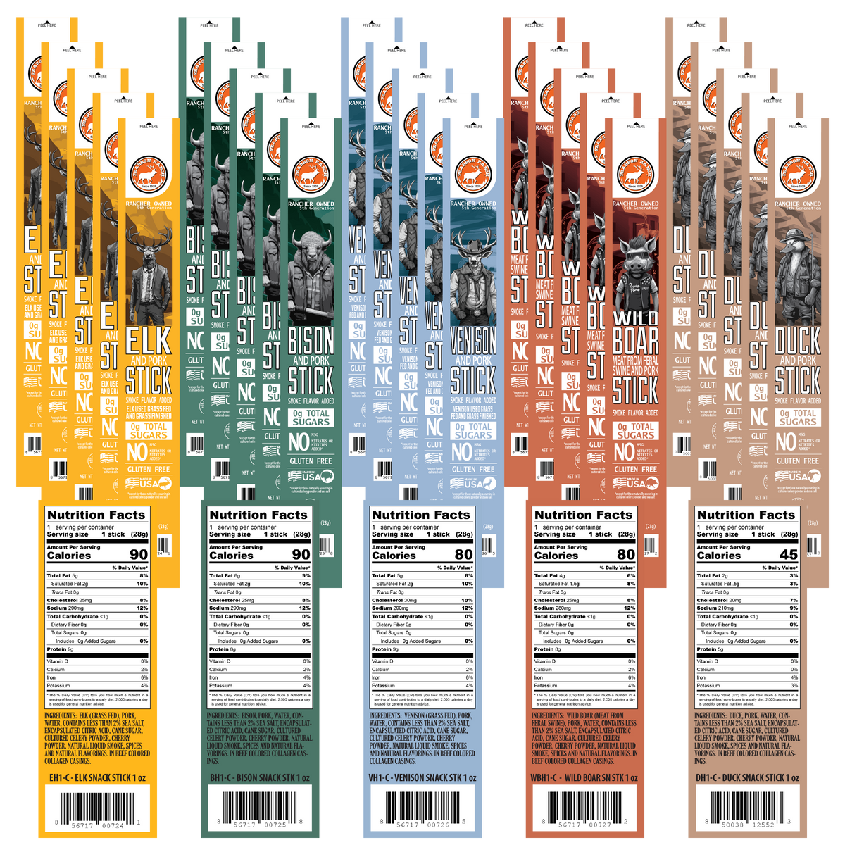 The Snack Attack - Snack Stick Variety Pack