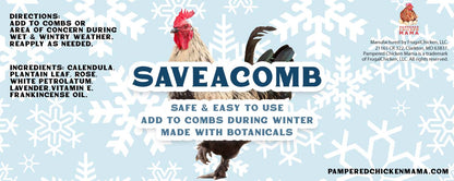 Saveacomb - Herbal Winter Care For Combs & Wattles from Dahlia Pets