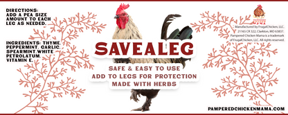 SaveALeg - Herbal Leg Salve For Scaly Leg Mites from Dahlia Pets