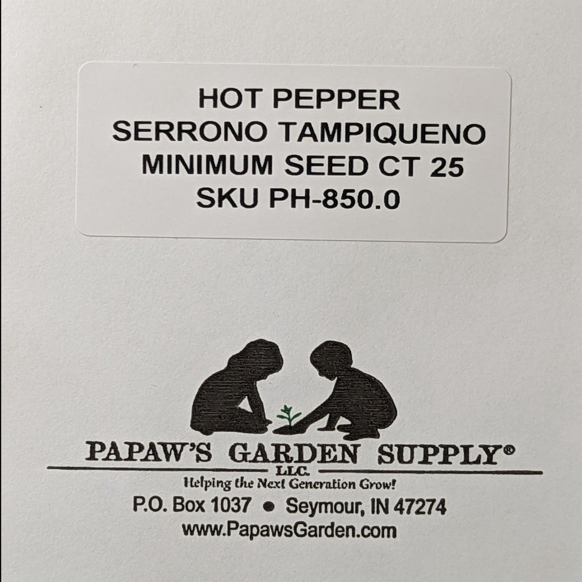 Serrono Tampiqueno Hot Pepper Seeds, image 3 of 5