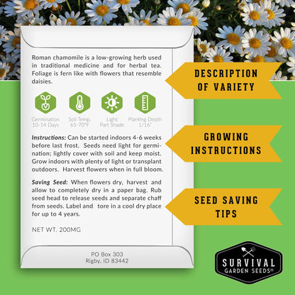 Medicinal Herb Garden Seed Collection – 18 Heirloom Non-GMO Varieties