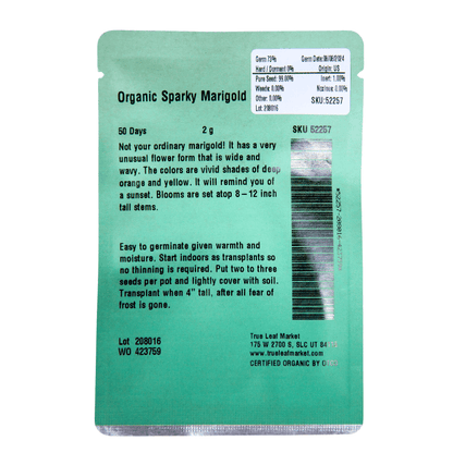 Sparky Marigold (Organic)