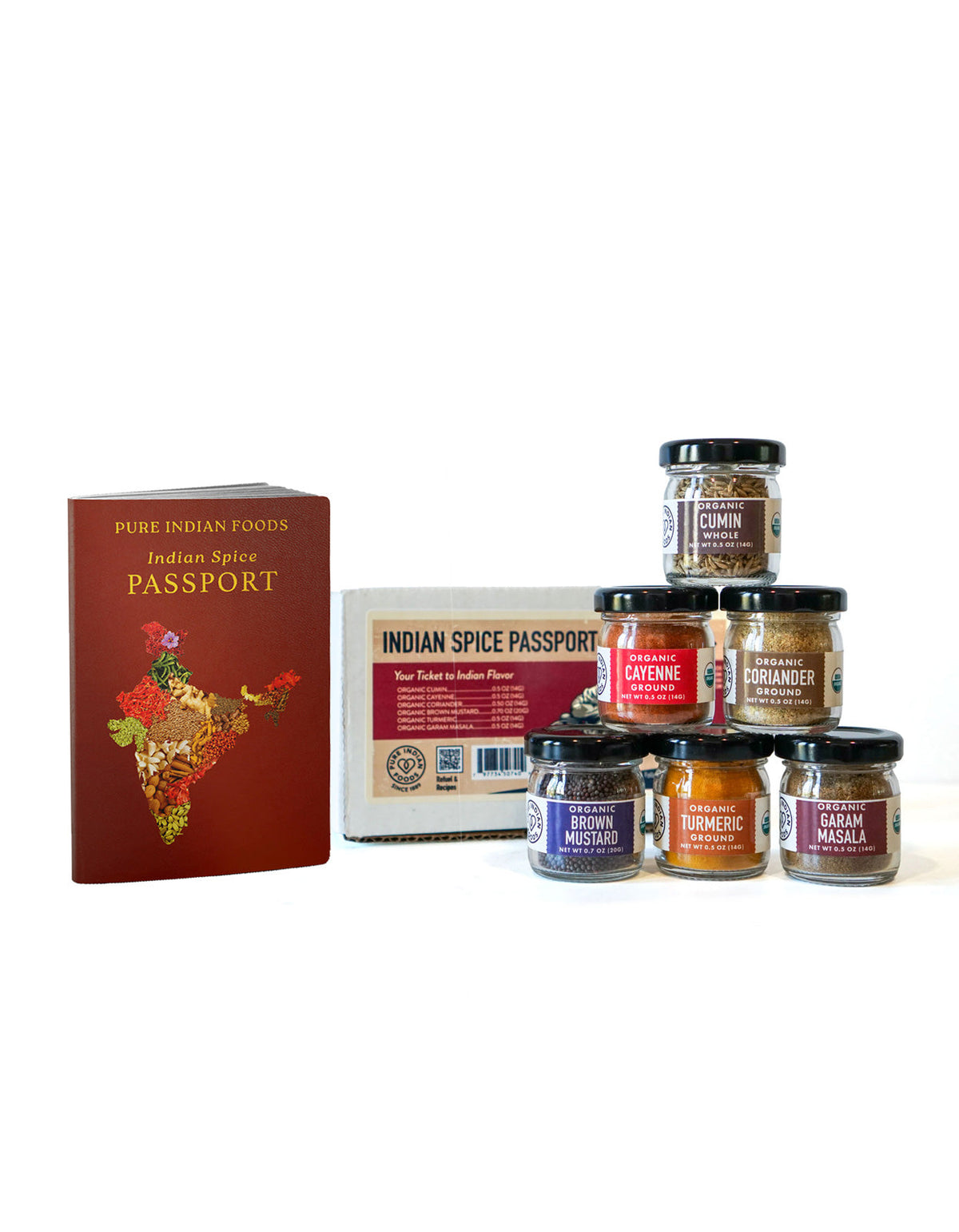 Indian Spice Passport, Herbs & Spices from Pure Indian Foods