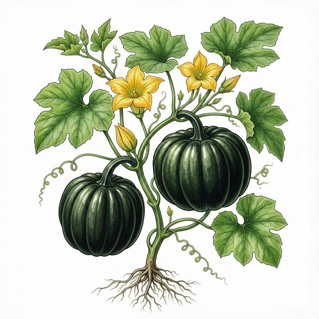 SQUASH (Acorn) Seeds, Table Queen
