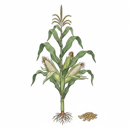 SWEET CORN Seeds, Silver King White