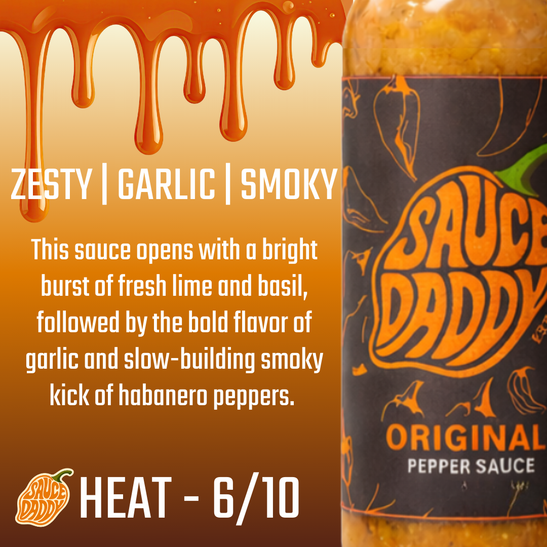 ORIGINAL PEPPER SAUCE, Condiment from Sauce Daddy LLC