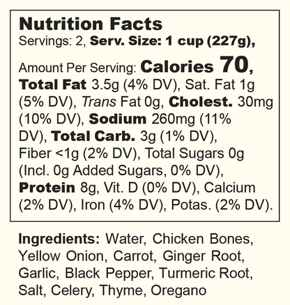 Nourishing Halal Chicken Bone Broth, Pantry from Its Actually Co.