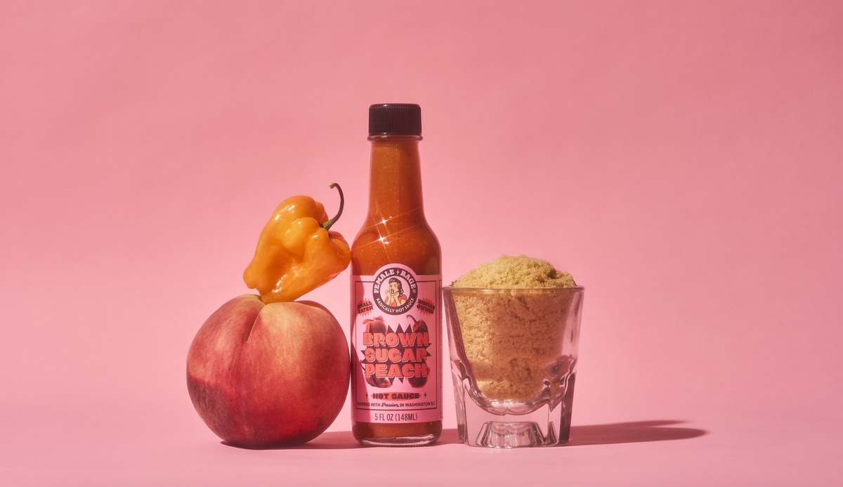 Brown Sugar Peach Hot Sauce
