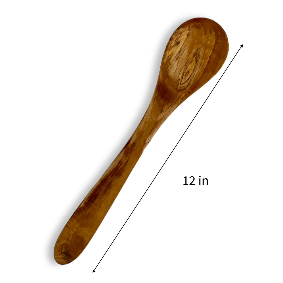 Olive Wood Serving Spoon (12 in), Kitchen Tools from Angel's Salumi & Truffles