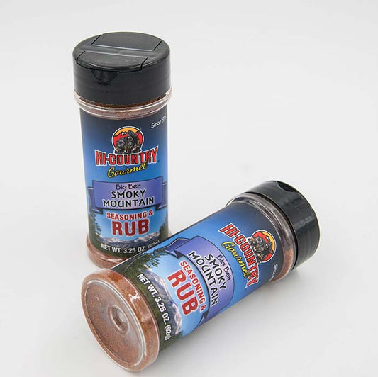 Rubs - Smoky Mountain Seasoning 3.25 oz., Seasoning Rub Shaker from Hi-Country Snack Foods Inc.