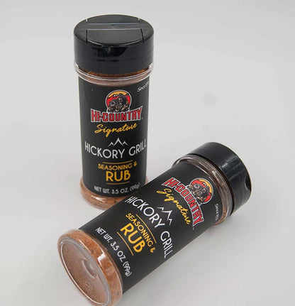 Signature Rubs - Hickory Grill Signature 3.5 oz., Seasoning Rub Shaker from Hi-Country Snack Foods Inc.