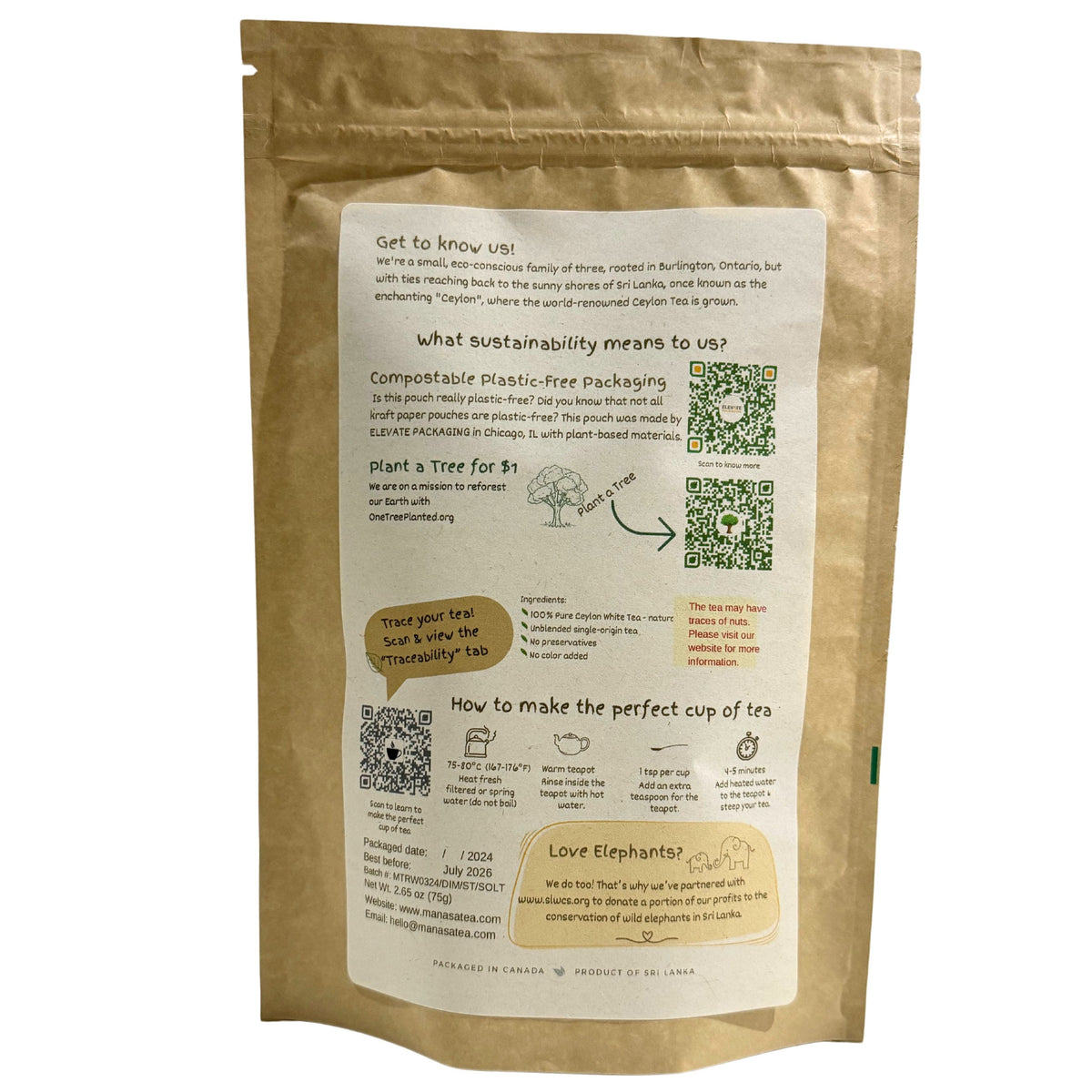 Ceylon Silver Tips Tea | Loose Leaf White Tea