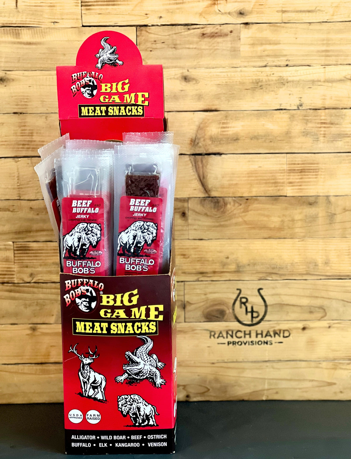 Buffalo Jerky — Smoked, Meat from Ranch Hand Provisions