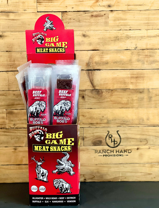 Buffalo Jerky — Smoked, Meat from Ranch Hand Provisions