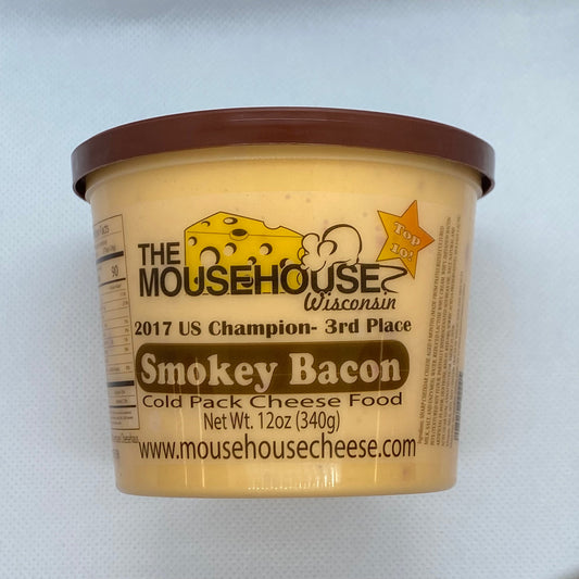 Smokey Bacon Cheddar Spread, 12 oz by Mousehouse Cheesehaus