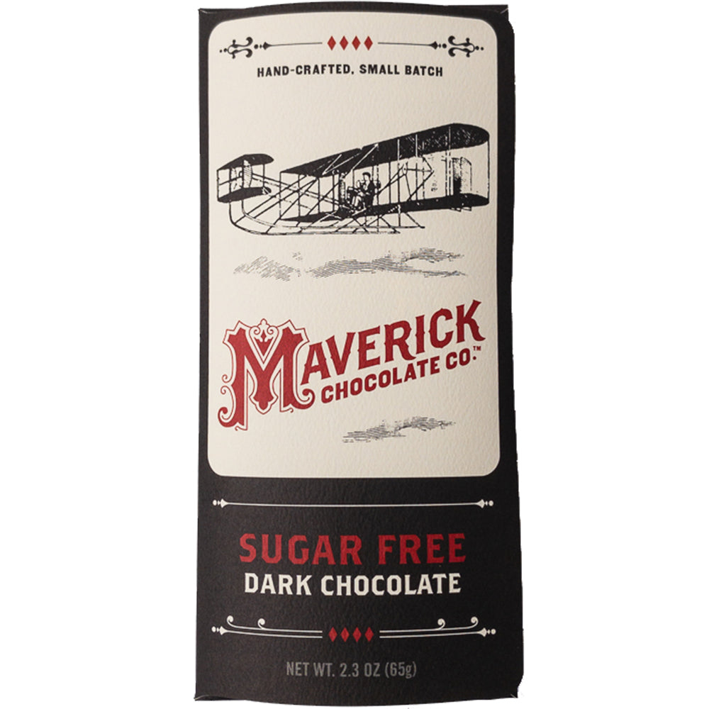Sugar Free Dark Chocolate, Confection from MaverickChocolate