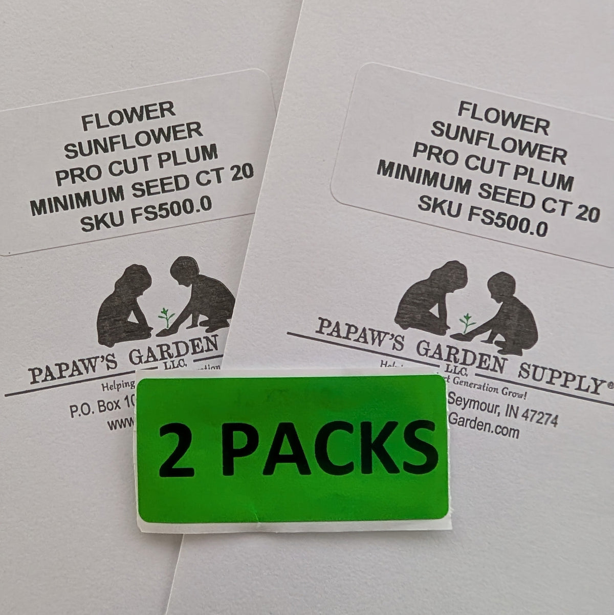 Papaw's Garden Supply Pro Cut Plum Sunflower Seed 20 CT/PACK, image 5 of 8
