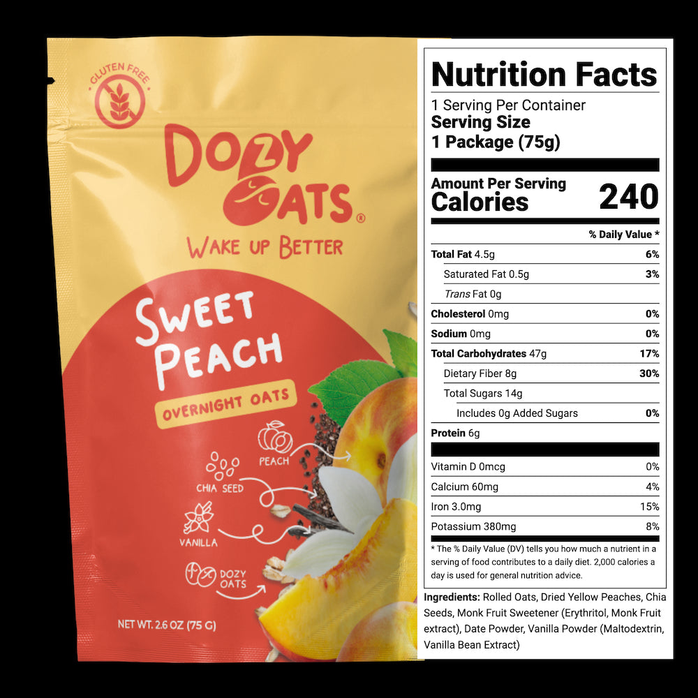 10-Pack Sampler Box with jar, Box from Dozy Oats