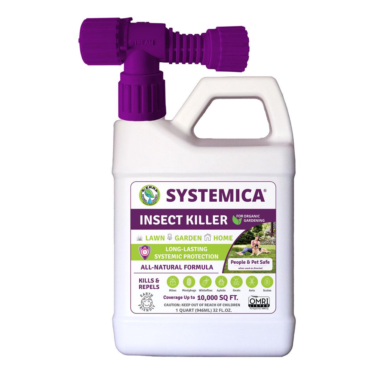 Systemica Insect Killer Hose End Spray (32 oz), Garden from Grow Organic