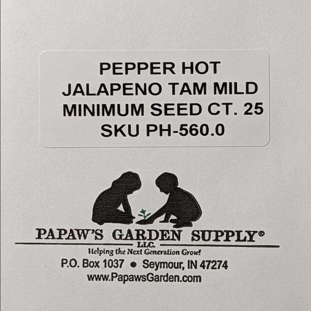 Jalapeno Tam Mild Hot Pepper Seeds, image 3 of 5