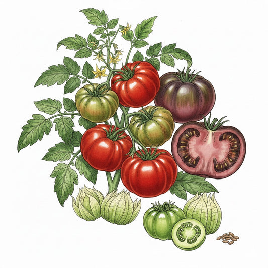 TOMATO Seeds, Heirloom Blend by 99Heirlooms.com