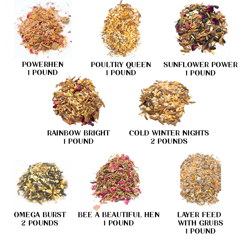 Chicken Treat Sampler Bundle - 8 Different Treats In One Box! (10 Pounds Total) from Dahlia Pets