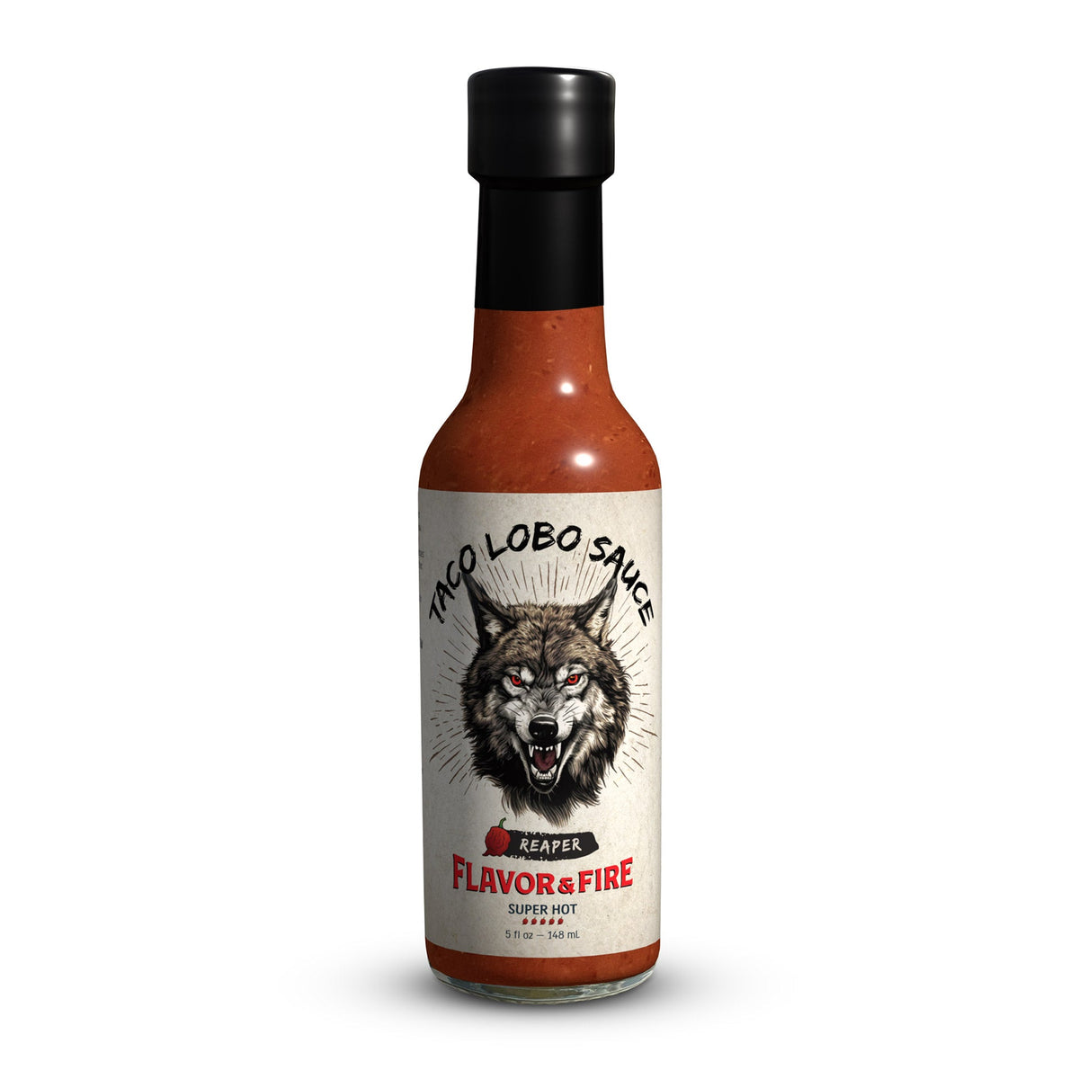 Taco Lobo (Wolf) Hot Sauce by Flavor & Fire