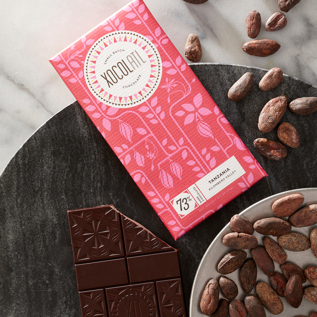 Kilombero Valley, Tanzania 73%, Confection from Xocolatl Small Batch Chocolate