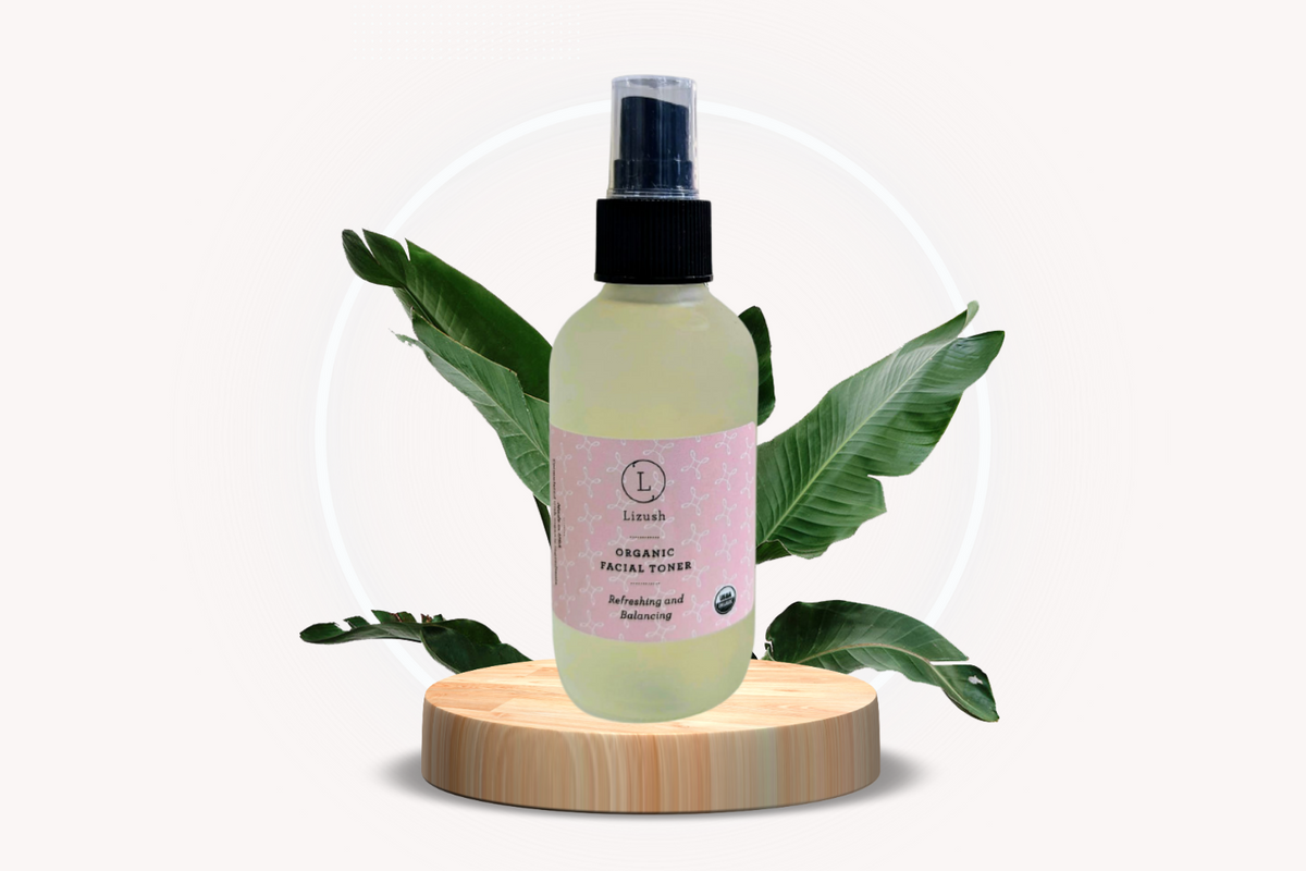 ORGANIC FACIAL TONER Refreshing and Balancing, Health & Beauty from Lizush