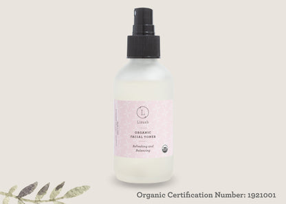 ORGANIC FACIAL TONER Refreshing and Balancing, Health & Beauty from Lizush