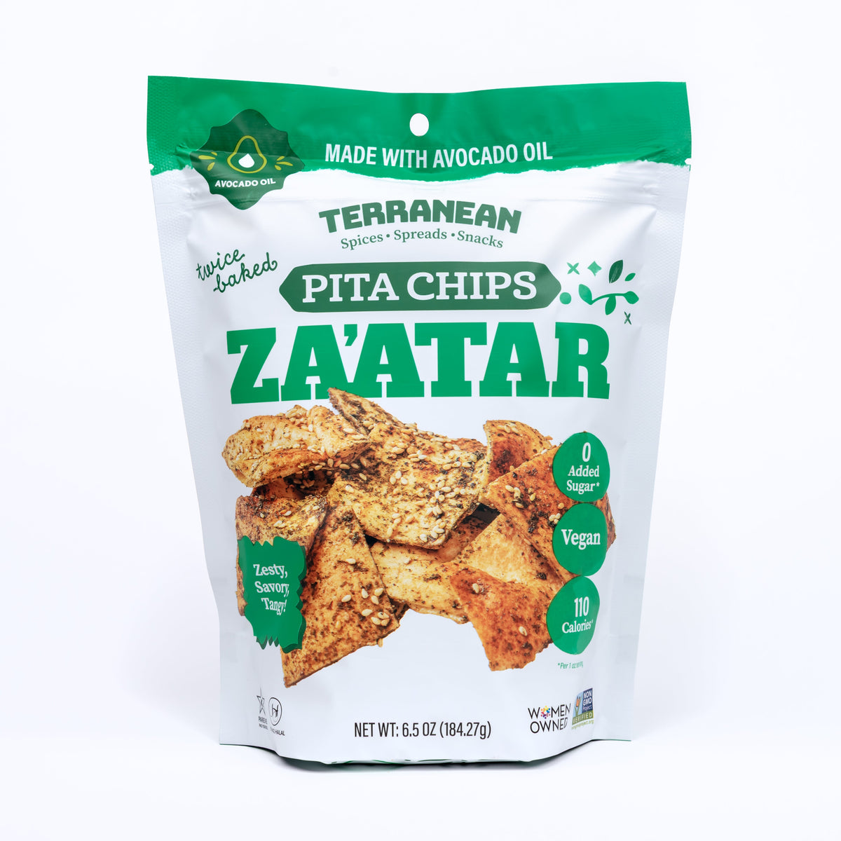 Za'atar Pita Chips by Terranean Spices, Spreads & Snacks
