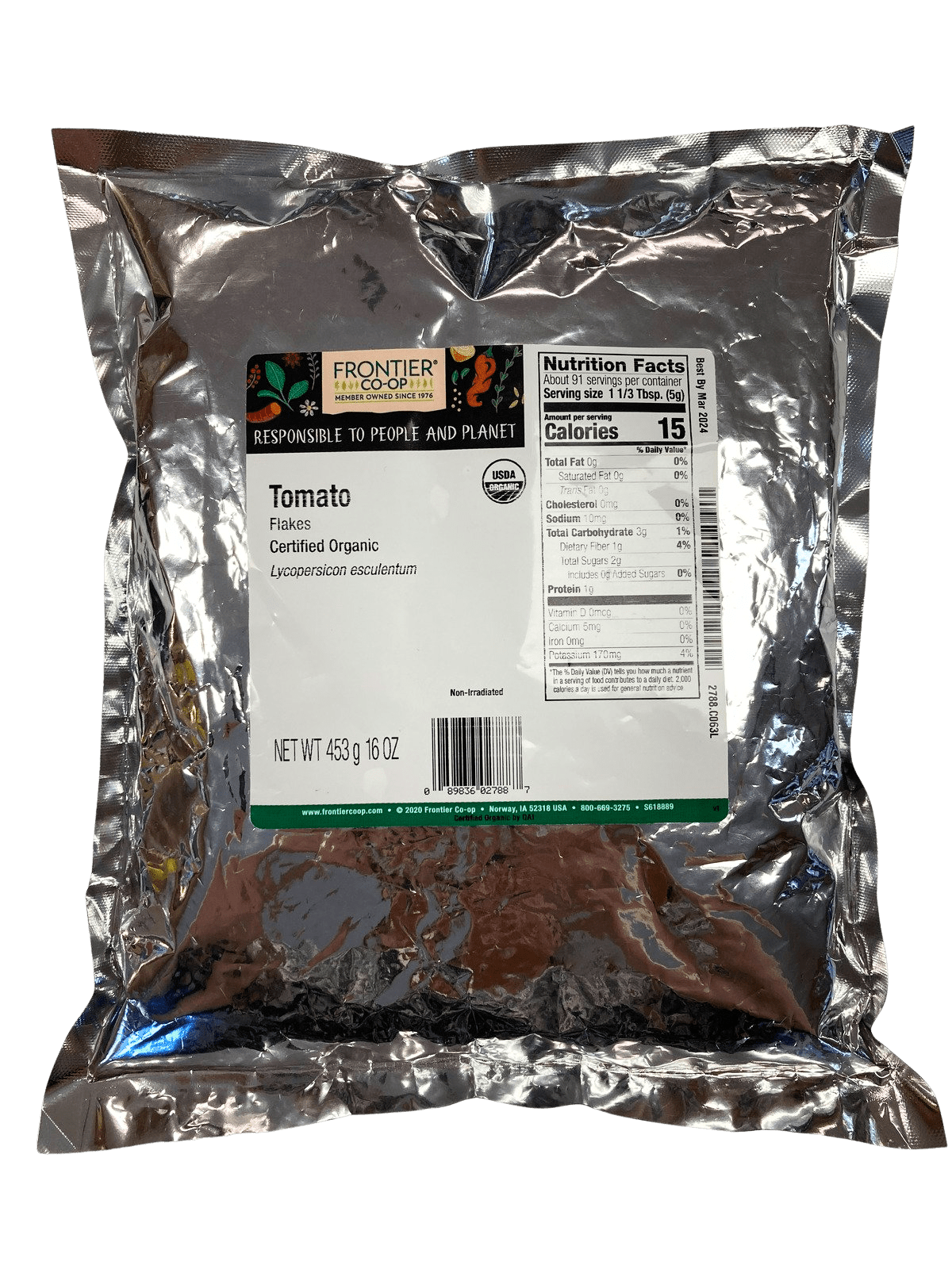 Tomato Flakes, Organic, Tomatoes from Country Life Natural Foods
