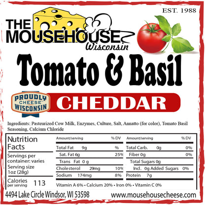 Tomato & Basil Cheddar