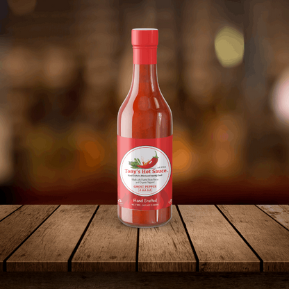 Tony's Handcrafted "Ghost Pepper" Hot Sauce 5 oz, Hot Sauce from Tony's Hot Sauce Company