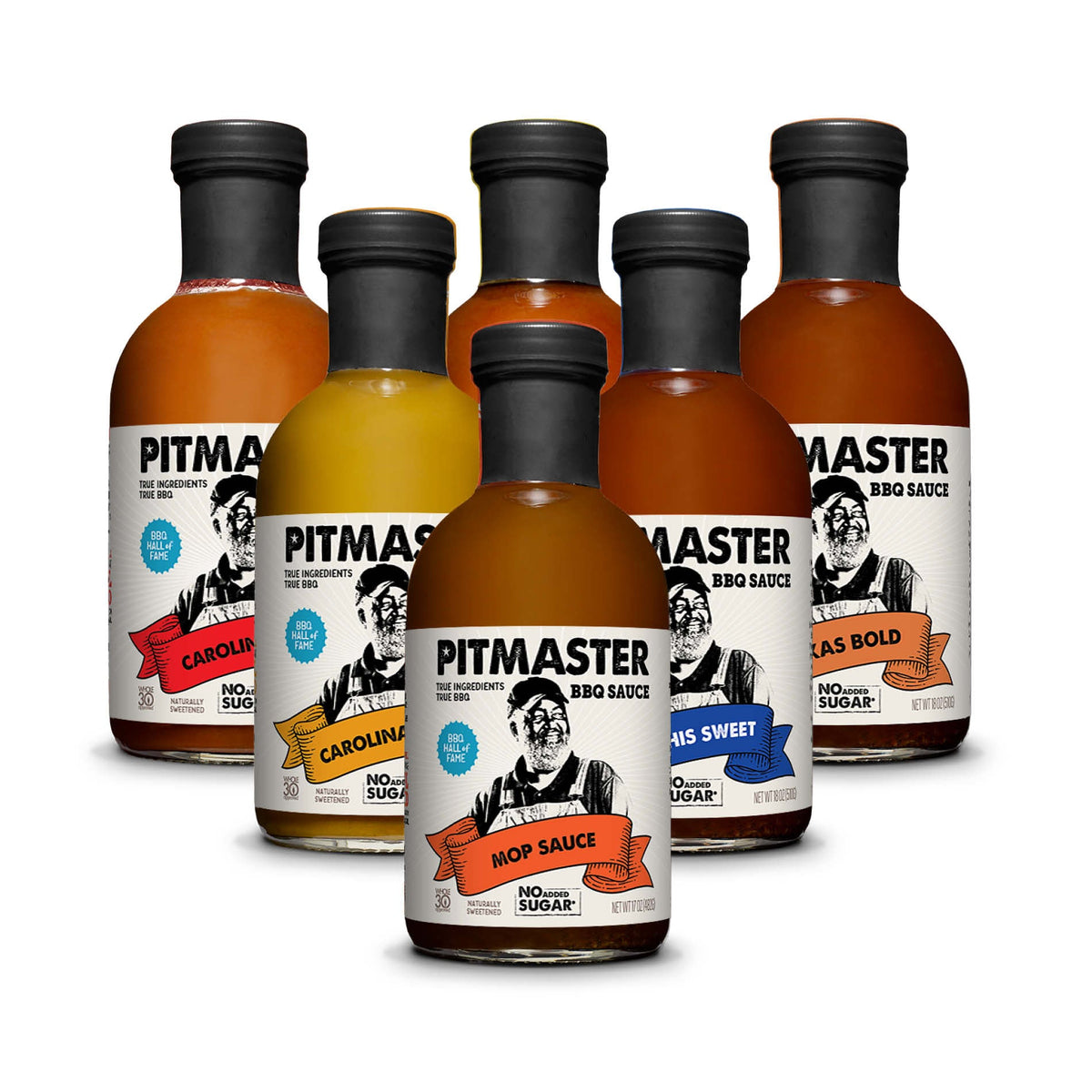 Pitmaster Ed Mitchell BBQ Variety 6-Pack by TrueMadeFoods