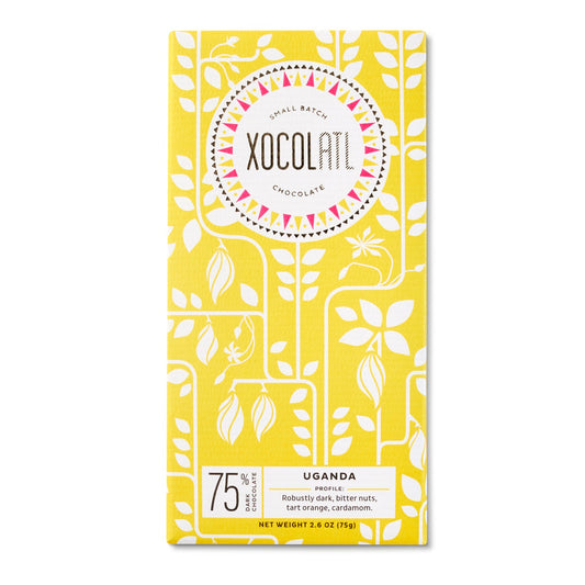 Semuliki Forest, Uganda 75% Dark Chocolate, Confection from Xocolatl Small Batch Chocolate